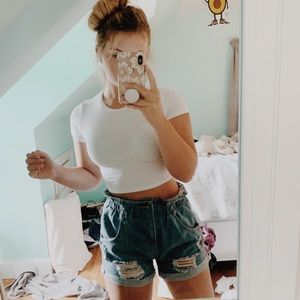 SHEIN paperbag shorts